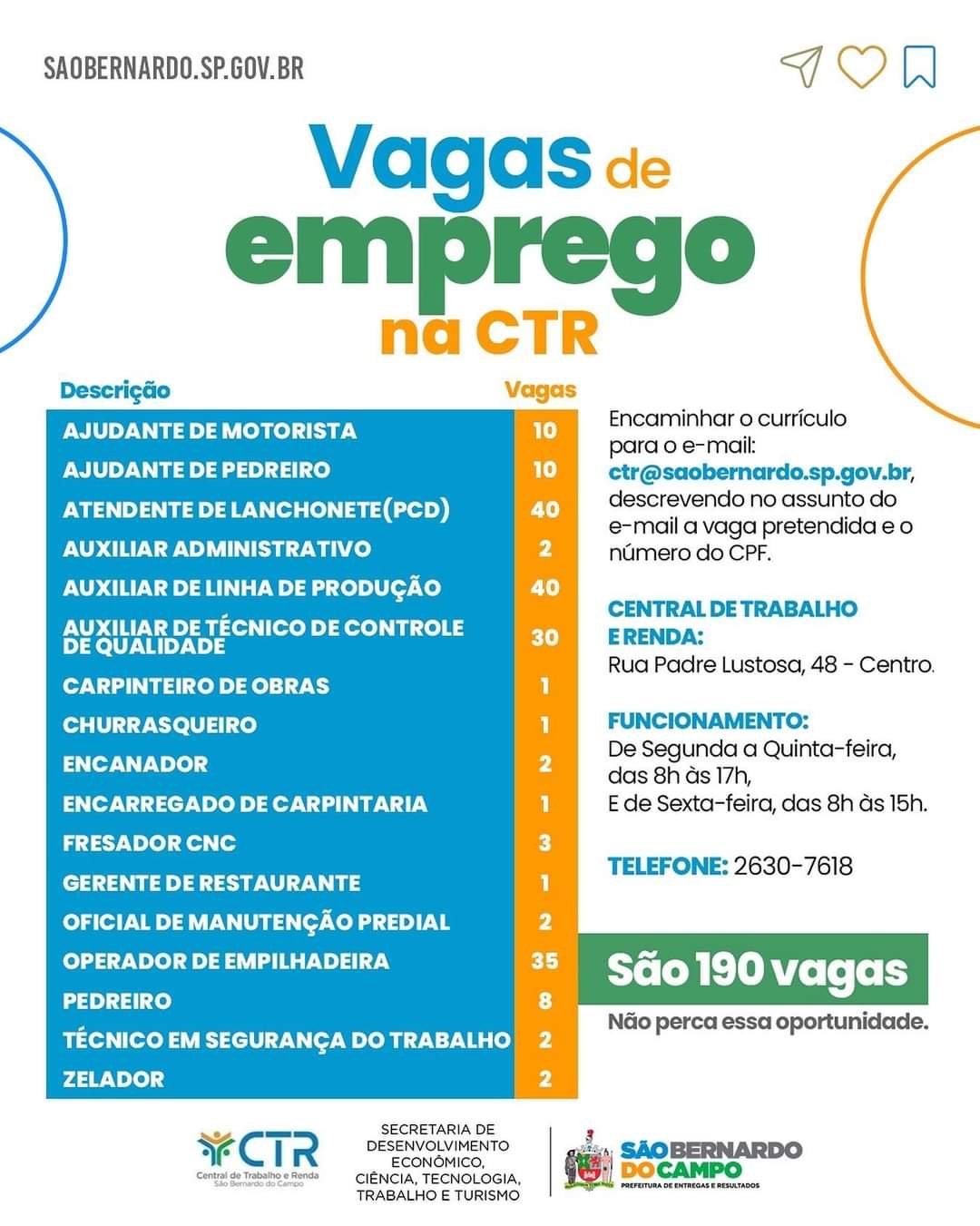 Vaga de emprego de Jovem Aprendiz Administrativo em São Bernardo do Campo,-  SP